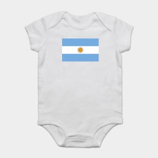 Flag of Argentina Baby Bodysuit